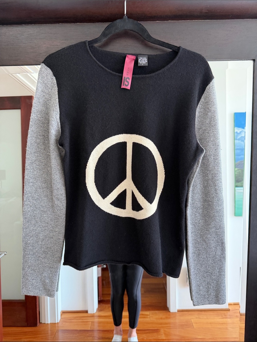 100% Cashmere Sweater Size Large